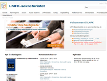 Tablet Screenshot of lmfk.dk